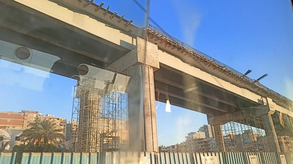 Construction of El-Sadat Axis Bridge (Street 45)